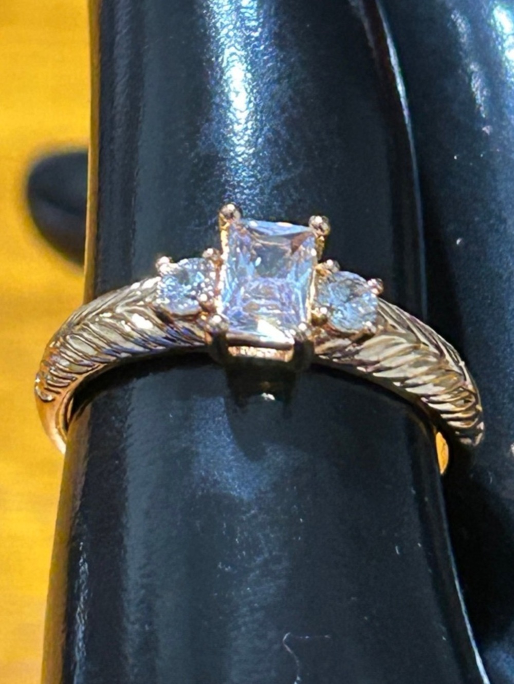 New gold ring, ~8.75